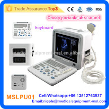 MSLPU01-I Günstigstes Krankenhaus Ausrüstung Laptop Ultraschall Maschine / tragbare Ultraschall-Scanner